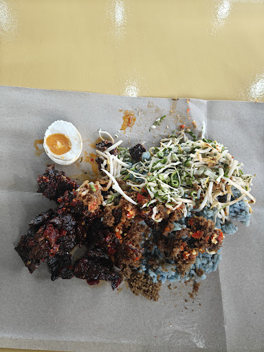 Nasi Kerabu Kambing Bakar
